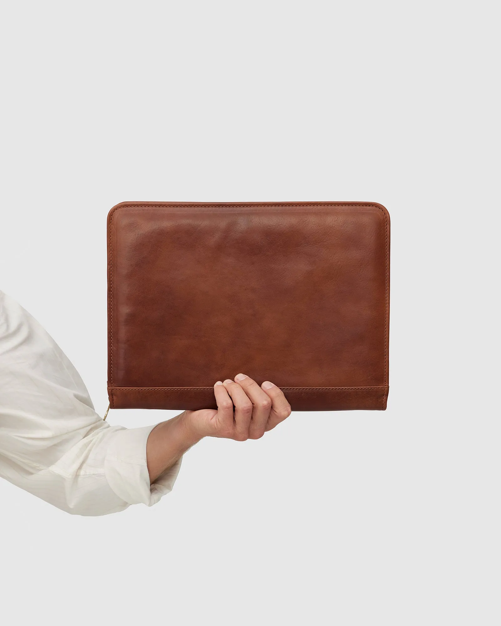 Folio Tan - Leather Document Case A4