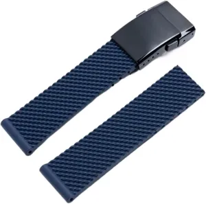 For Breitling Navitimer/Avenger/Superocean Strap Soft Silicone Rubber Watch Band 22mm 24mm WatchBand Bracelet