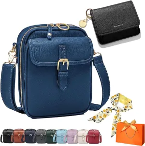 Forcipower Crossbody Leather Bag, Collaboraten1 Crossbody Leather Bag, Anti-Theft Vintage Shoulder Bag Purse