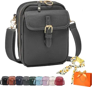 Forcipower Crossbody Leather Bag, Collaboraten1 Crossbody Leather Bag, Anti-Theft Vintage Shoulder Bag Purse