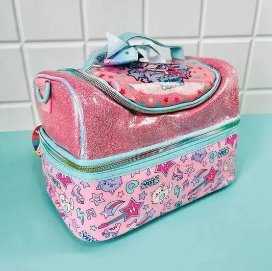 FOREVER GLITTER DUAL COMPARTMENT LUNCH BAG
