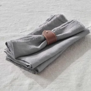 French Linen Napkin - Slate
