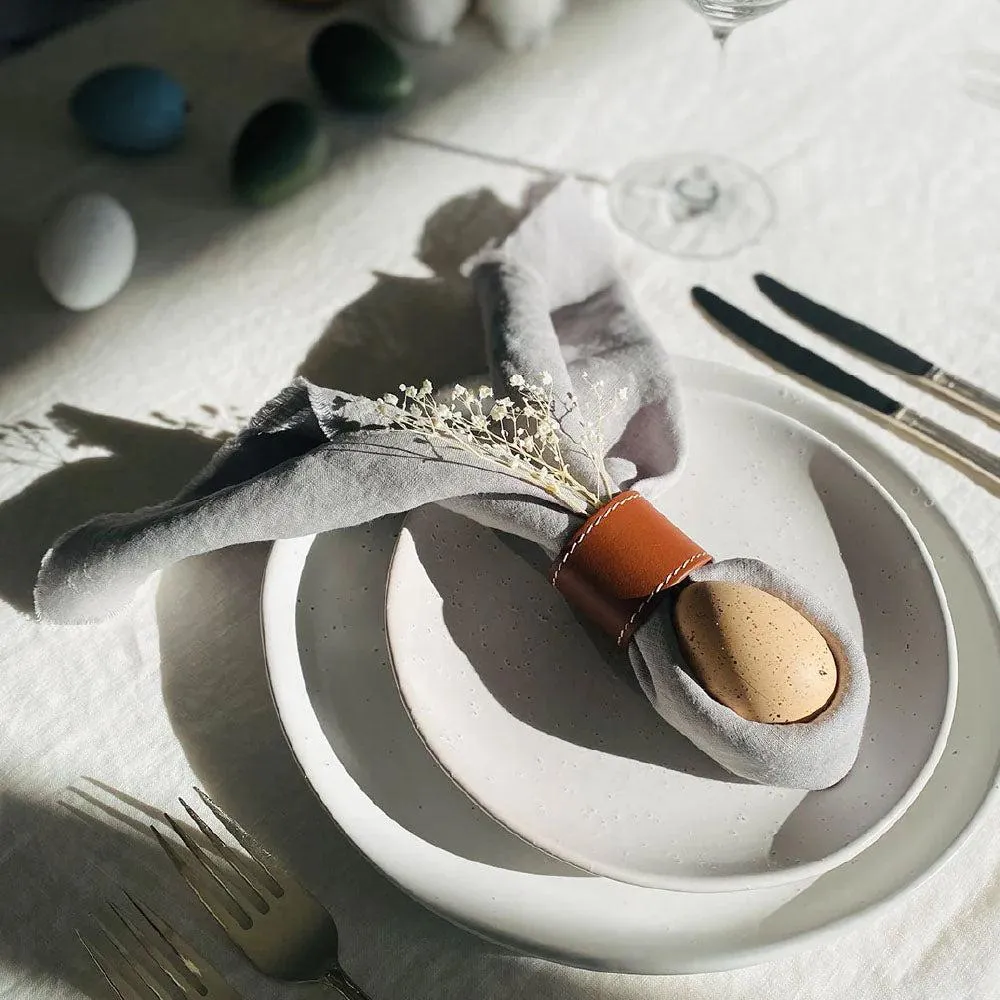 French Linen Napkin - Slate