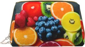Fruit Rainbow Toiletry Pouch, Travel-Friendly Makeup Organizer For Makeup Brushes, Lipsticks
