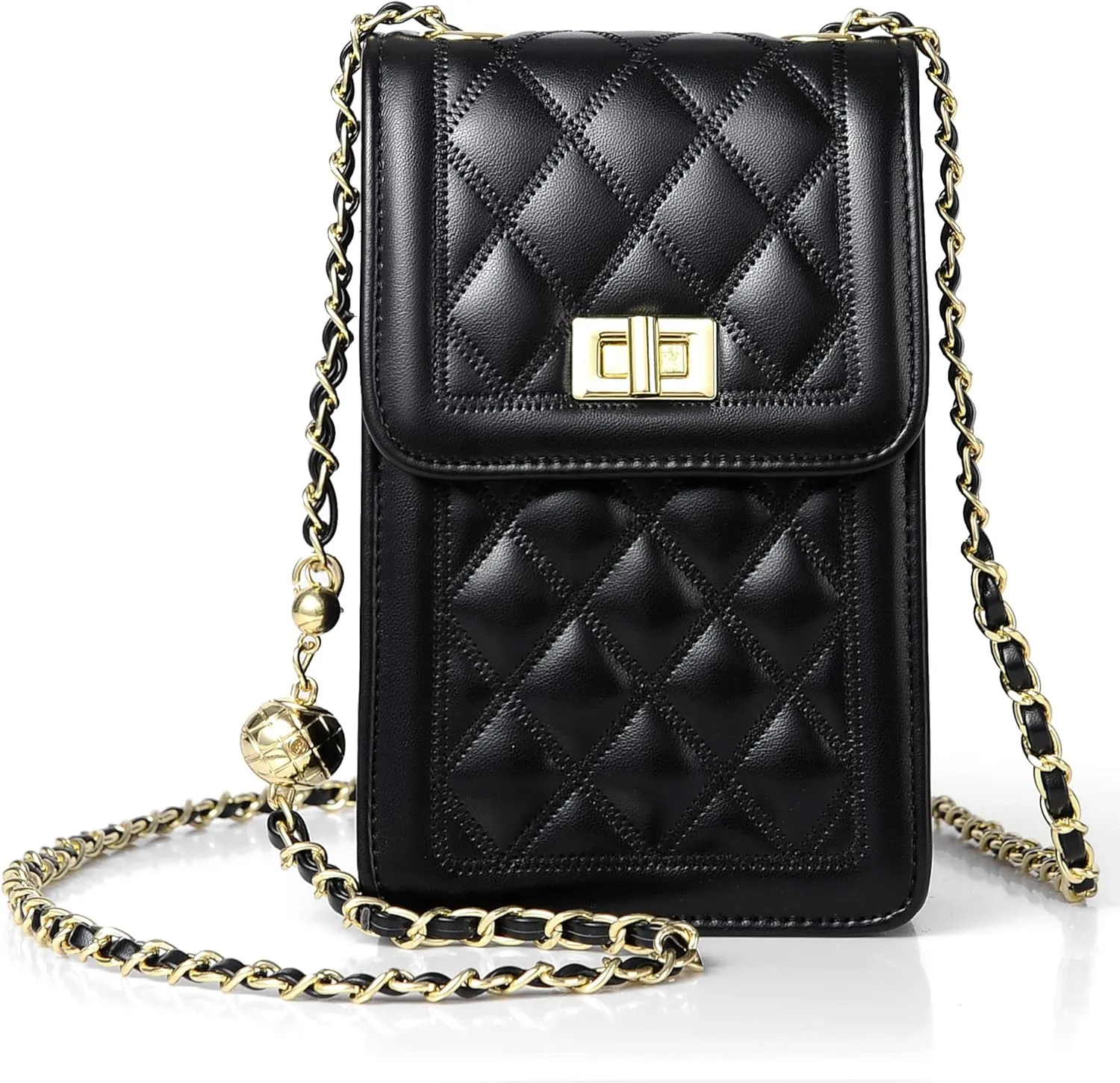 FSD.WG Women Small Crossbody Cell Phone Purse Leather Phone Purse Mini Messenger Shoulder Handbag Wallet