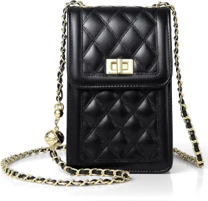 FSD.WG Women Small Crossbody Cell Phone Purse Leather Phone Purse Mini Messenger Shoulder Handbag Wallet