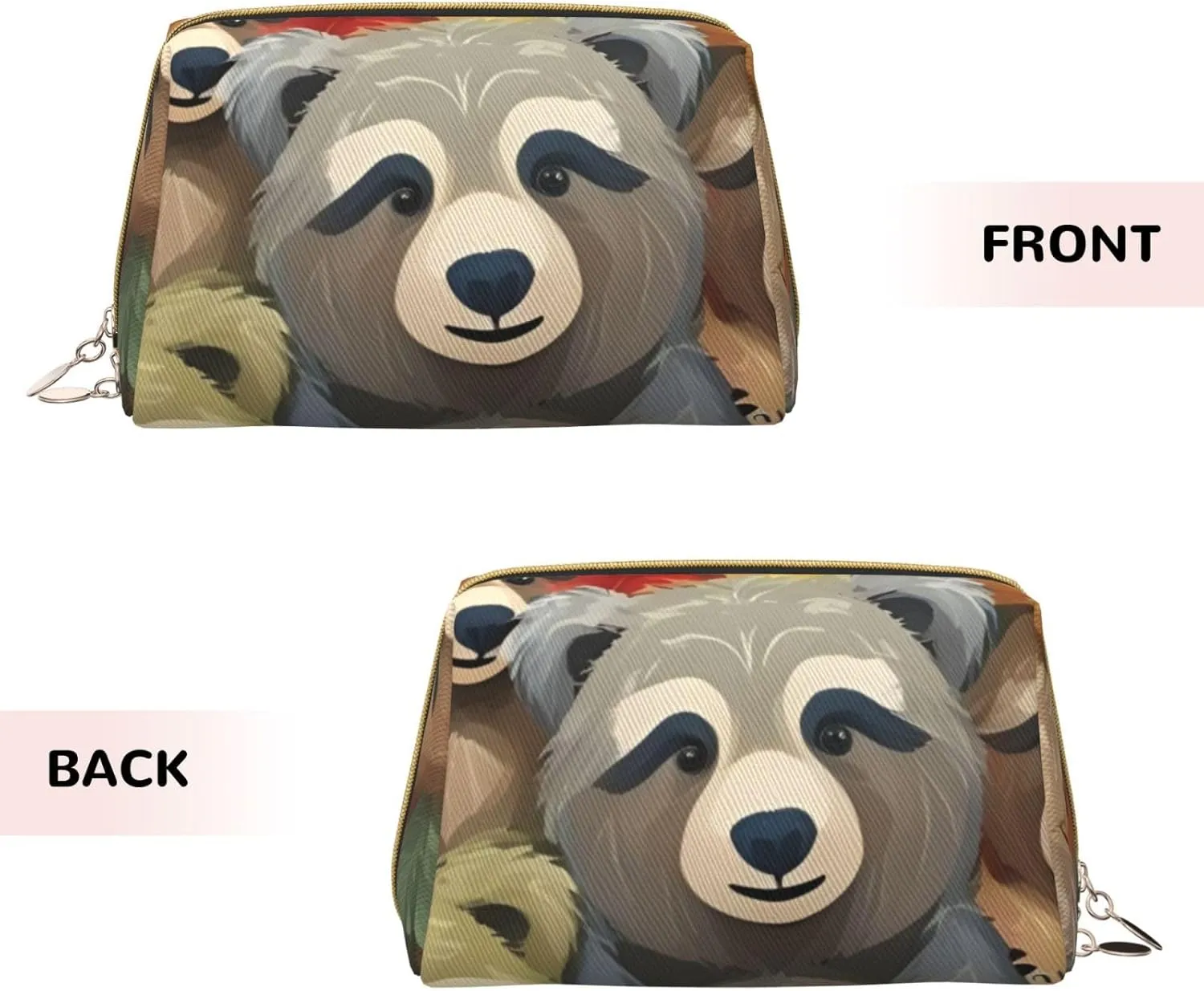 Funny Sloths Toiletry Pouch, Travel-Friendly Makeup Organizer For Makeup Brushes, Lipsticks