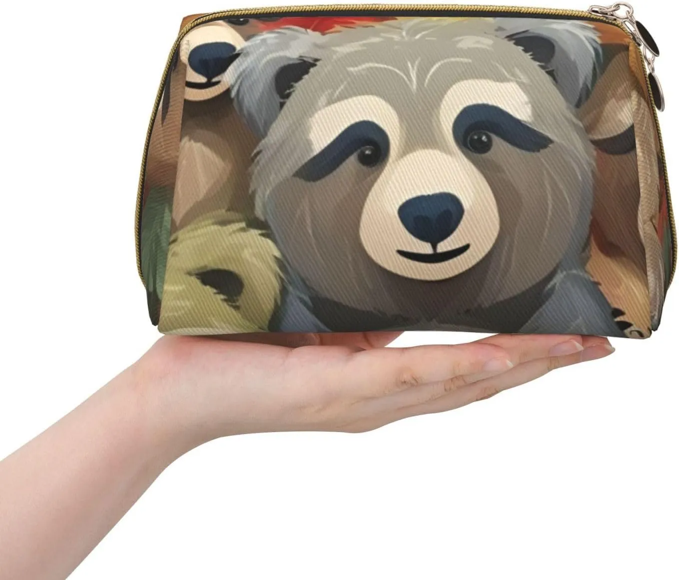 Funny Sloths Toiletry Pouch, Travel-Friendly Makeup Organizer For Makeup Brushes, Lipsticks
