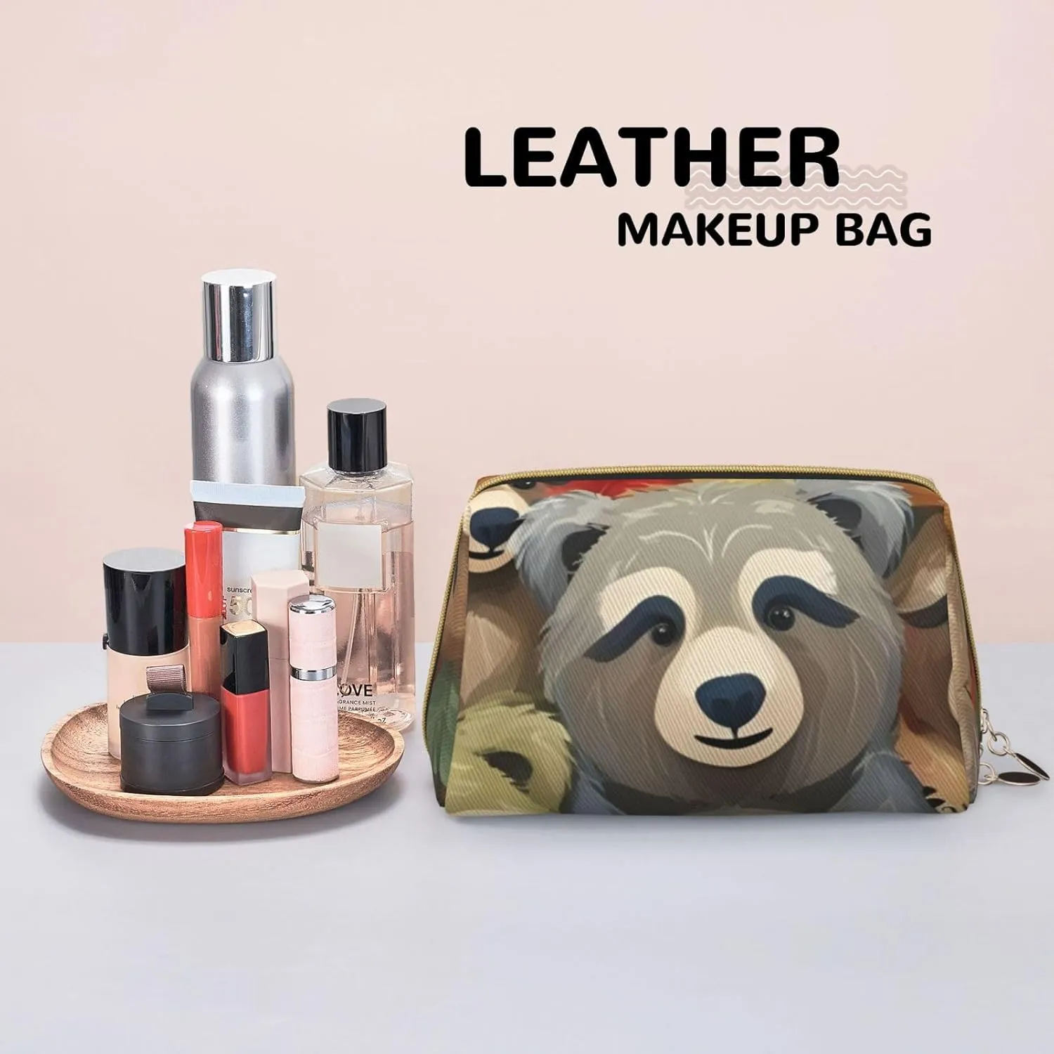 Funny Sloths Toiletry Pouch, Travel-Friendly Makeup Organizer For Makeup Brushes, Lipsticks