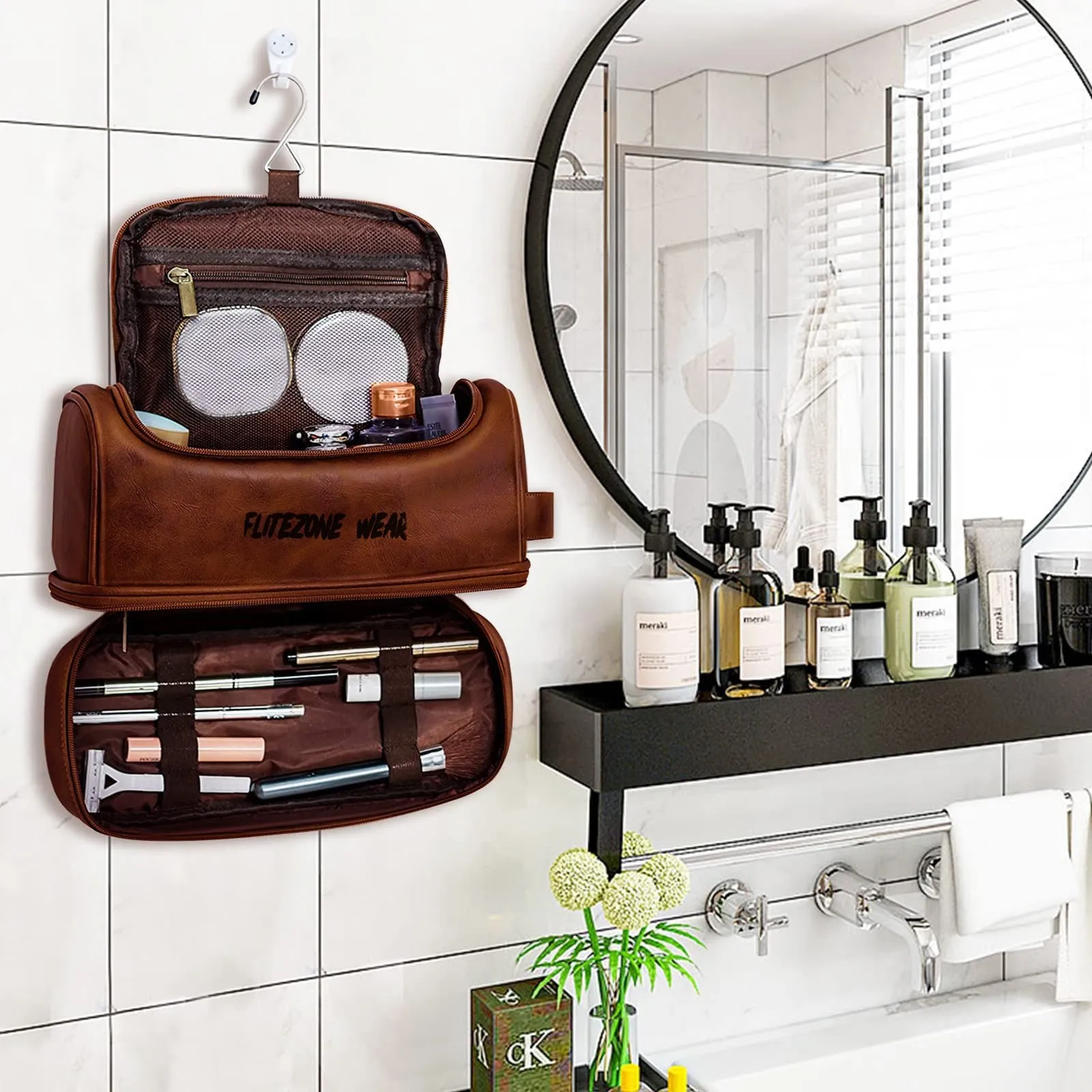FZ Bistre PU Toiletry Bag