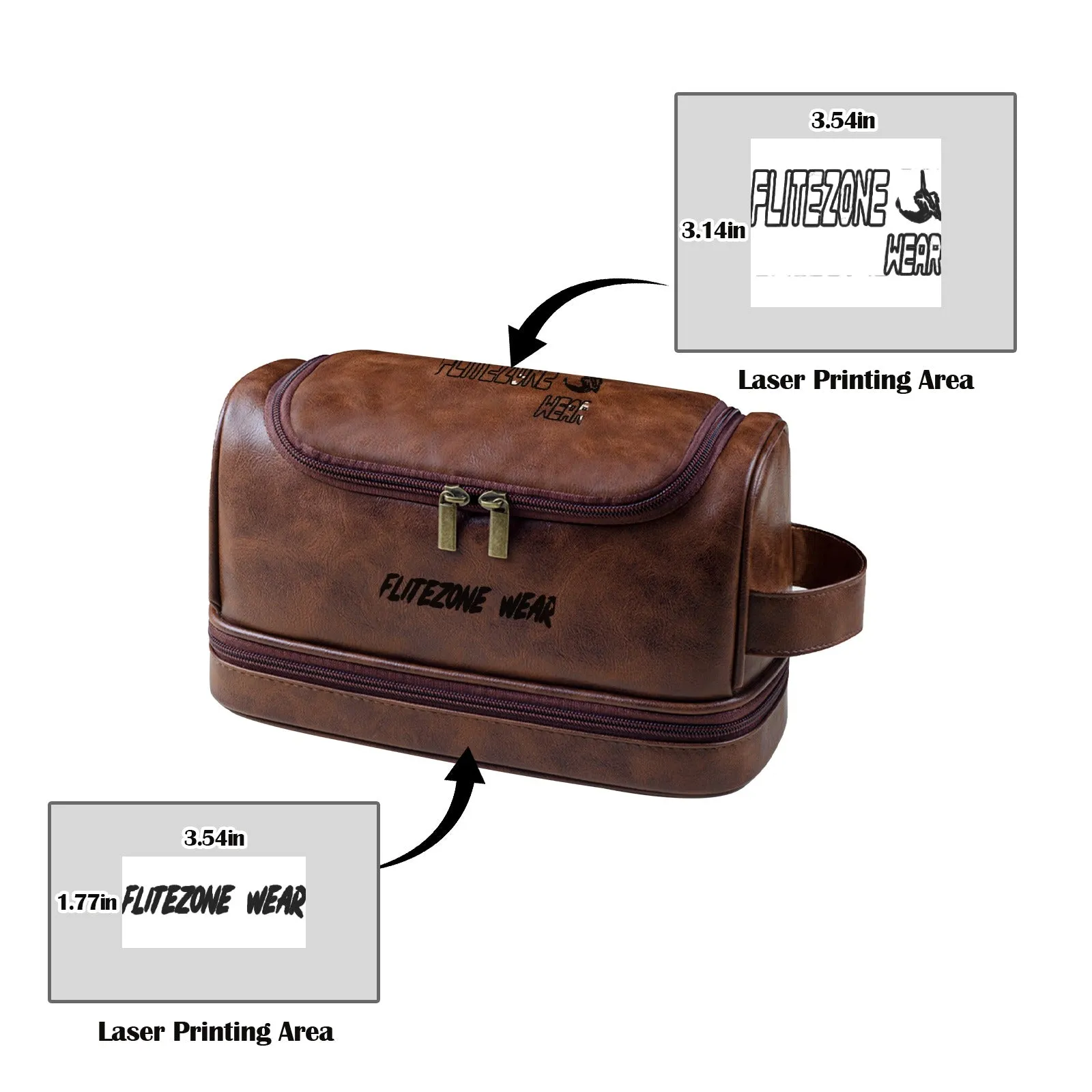 FZ Bistre PU Toiletry Bag