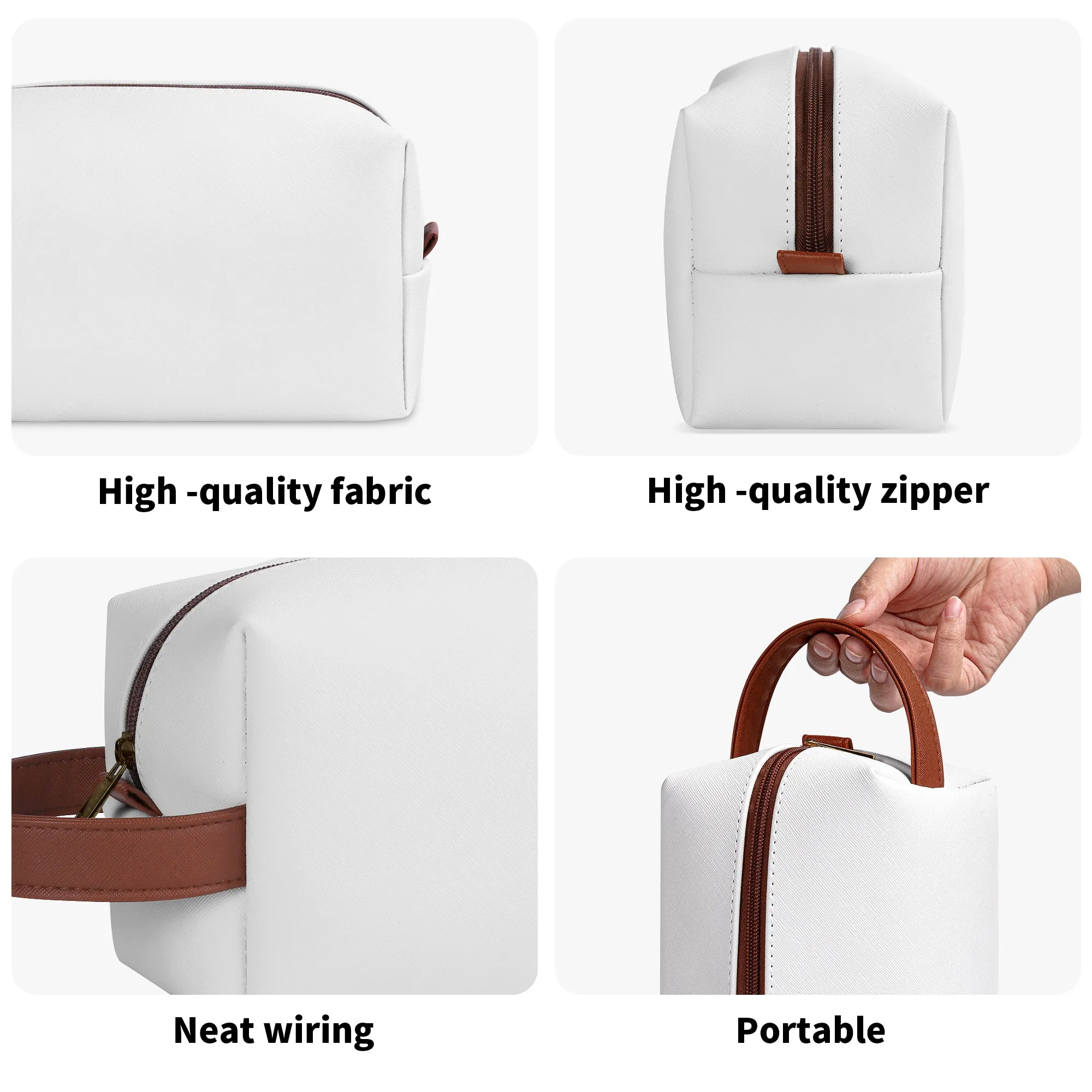 FZ Travel PU Leather Toiletry Bag
