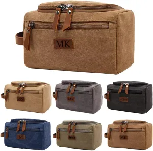 Generic Custom Toiletry Bag Hanging Travel Toiletry Bag Groomsman Gift Bag Mens Toiletry Travel Bag Birthday Gifts for Him Gifts for Men Green
