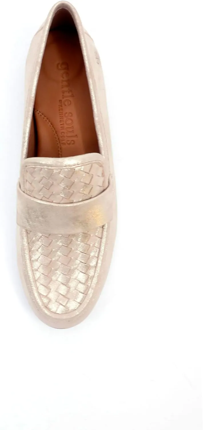 Gentle Souls by Kenneth Cole Women's Crew Woven Ballet Flat