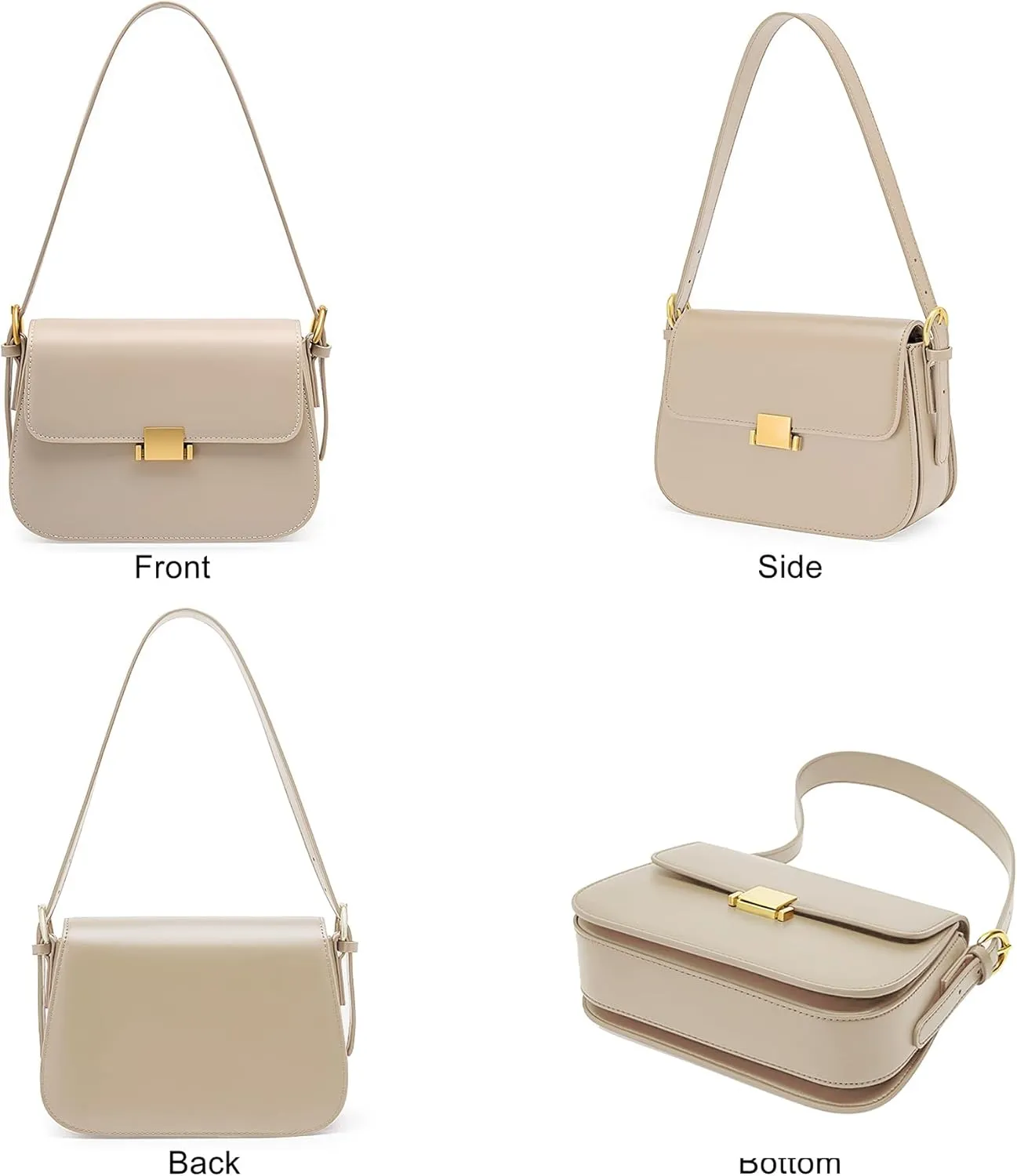 Genuine Leather Shoulder Bag for Women Crossbody Bags Women's Small Handbags Leather Purses