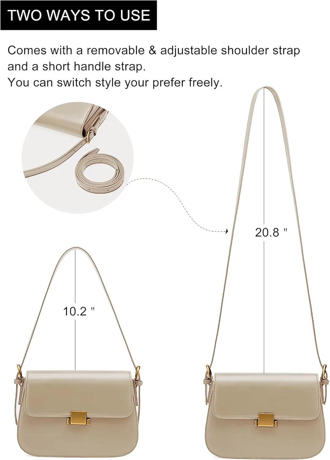 Genuine Leather Shoulder Bag for Women Crossbody Bags Women's Small Handbags Leather Purses