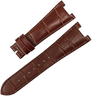 Genuine Leather Watch Band for Patek Philippe 5711 5712G Nautilus Watchs Men and Women Special Notch 25mm*12mm Watch Strap