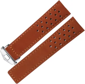 Genuine Leather Watchband For TAG Heuer Watch Strap Folding Buckle 20mm 22mm Cow Leather WatchBands
