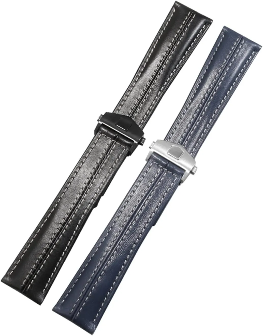 Genuine Leather Watchband For TAG Heuer Watch Strap Folding Buckle 20mm 22mm Cow Leather WatchBands