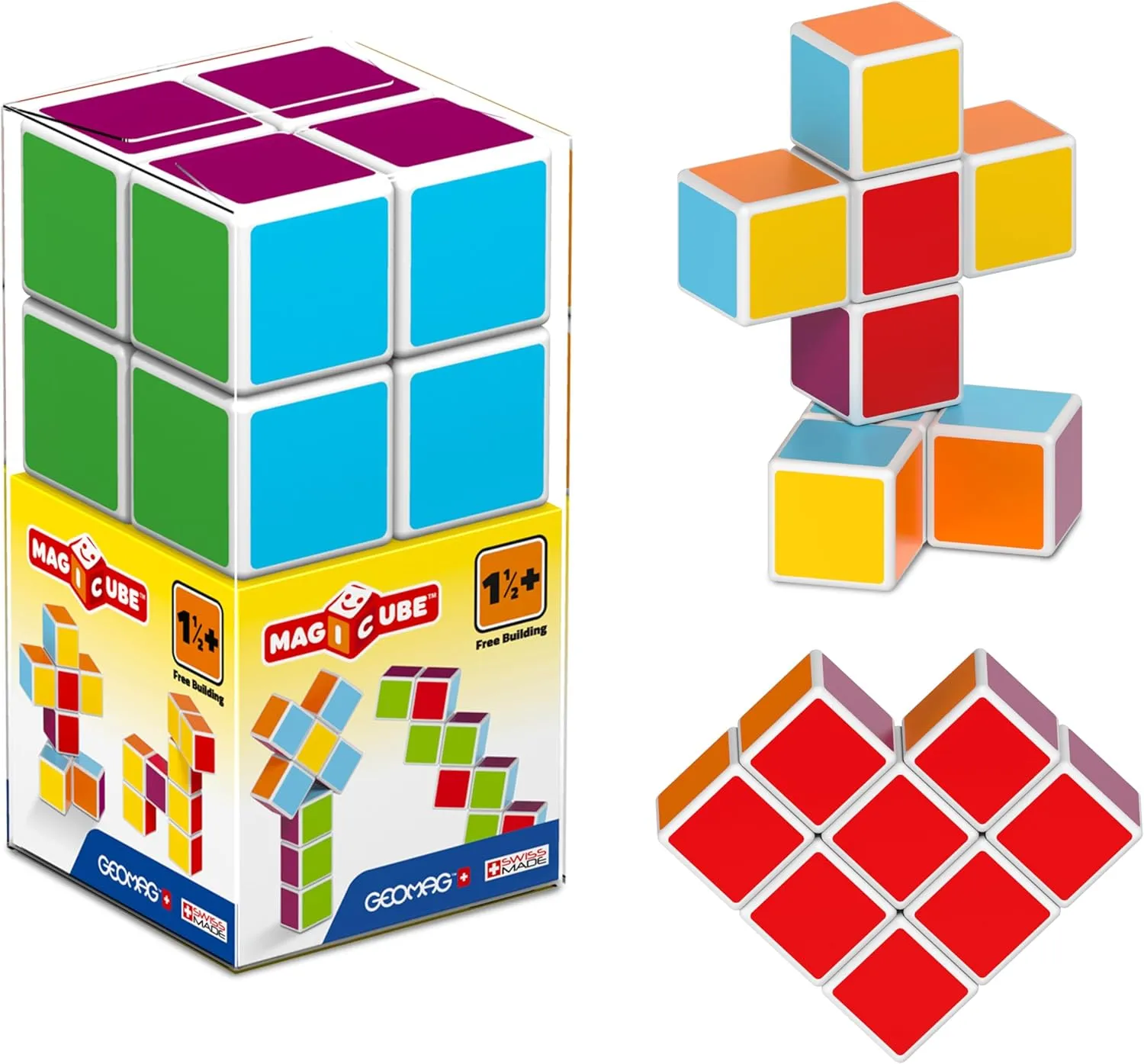 Geomag Magicube Kids Free Building 8 Construction Toy Set