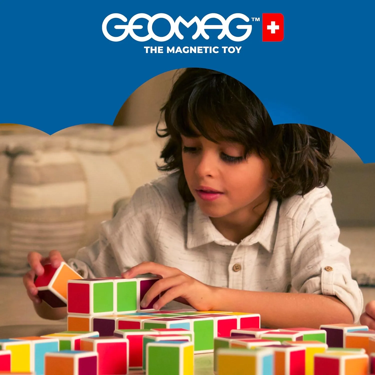 Geomag Magicube Kids Free Building 8 Construction Toy Set
