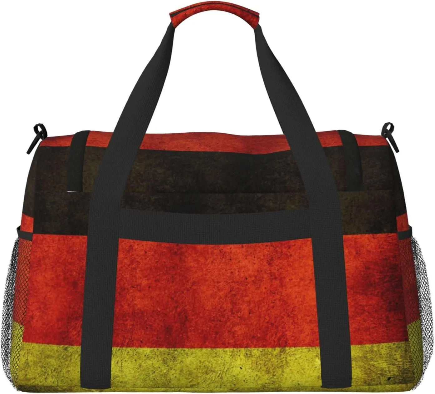 Germany Flag Travel Duffel Bag Large Foldable Waterproof Overnight Bag For Beach Swim Bags Pool Sports Gym