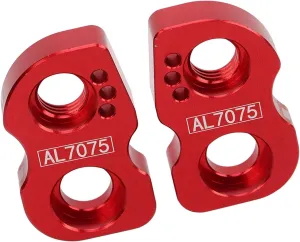 GLOGLOW Bike V Brake Conversion Seat, Bike V Brake Extension Seat Aluminum Alloy High Strength Lightweight 1Pair for Front Fork