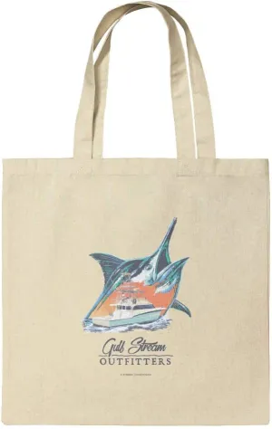 GRAPHICS & MORE Gulf Stream Marlin Ocean Game Fishing Charter Boat Grocery Travel Reusable Tote Bag