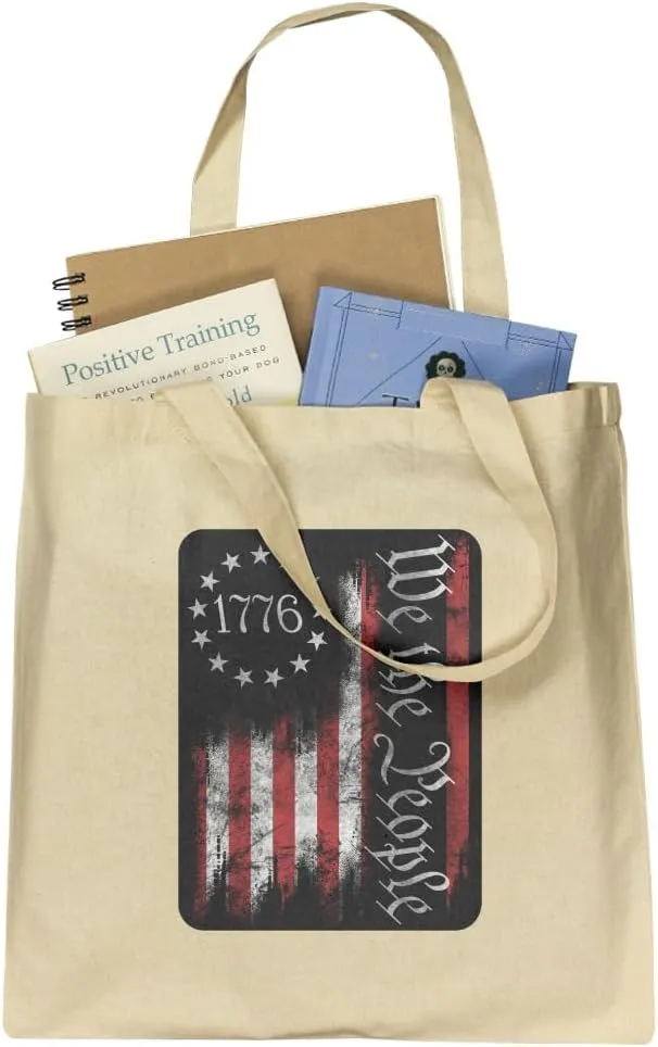 GRAPHICS & MORE We The People Grocery Travel Reusable Tote Bag