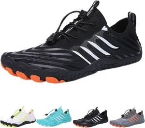 Grounded Footwear for Men Barefoot Shoes Women, Comfortable Lightweight Wide Toe Hike Shoes with Waterproof and Non-Slip