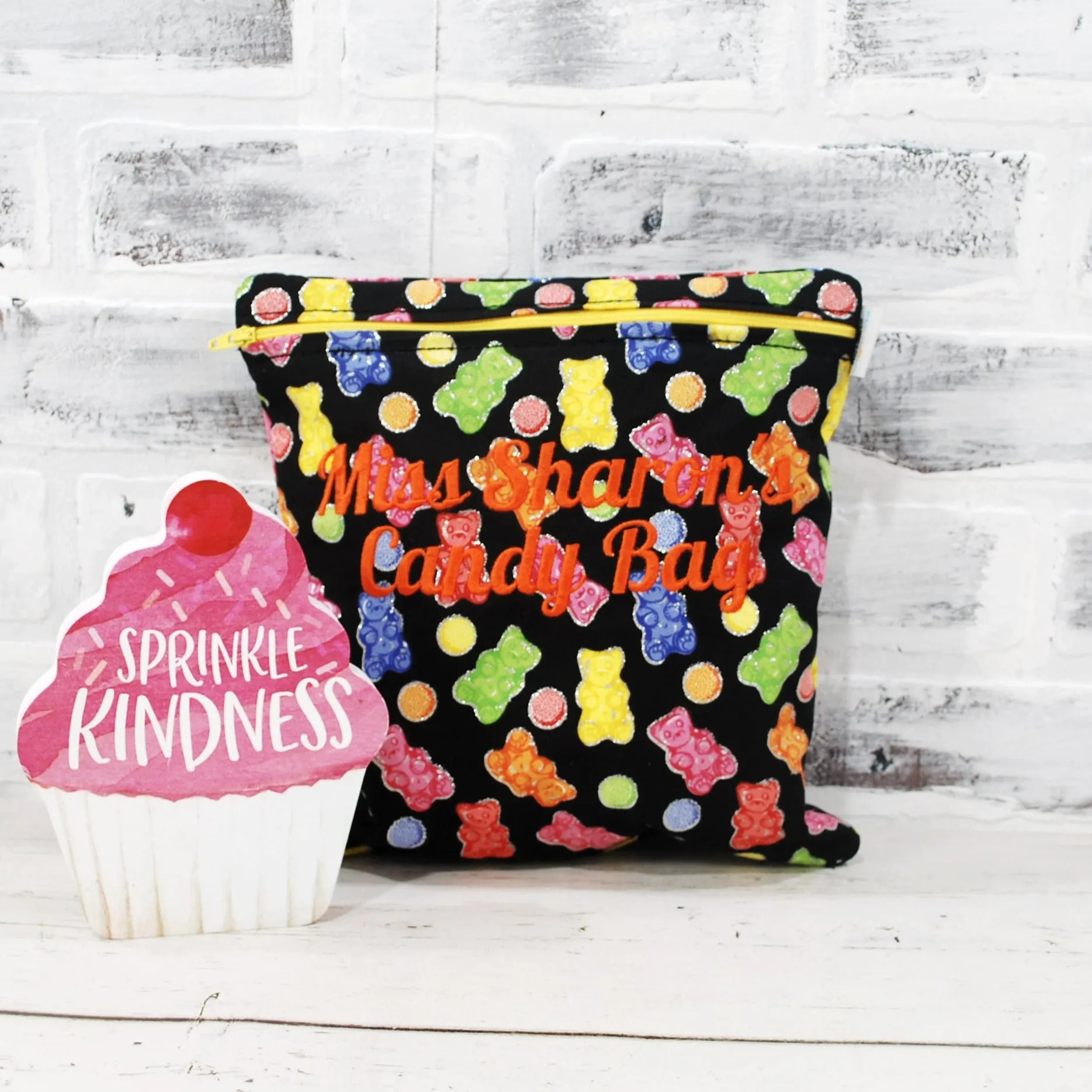 Gummy Bears Personalized Reusable Food Bag