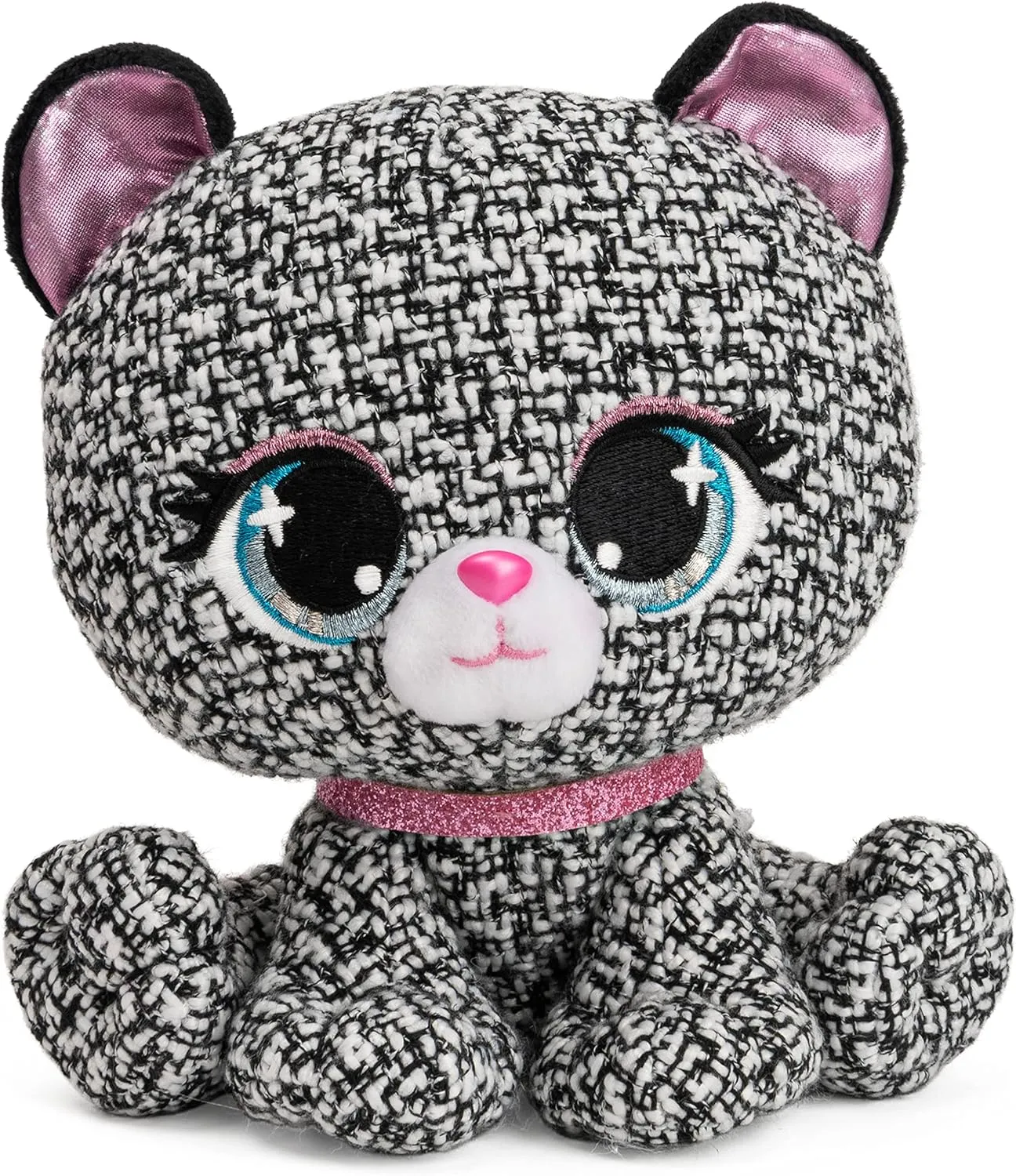 GUND P.Lushes Designer Fashion Pets Khloe O’Bearci Teddy Bear Premium Stuffed Animal, Black and White, 6”