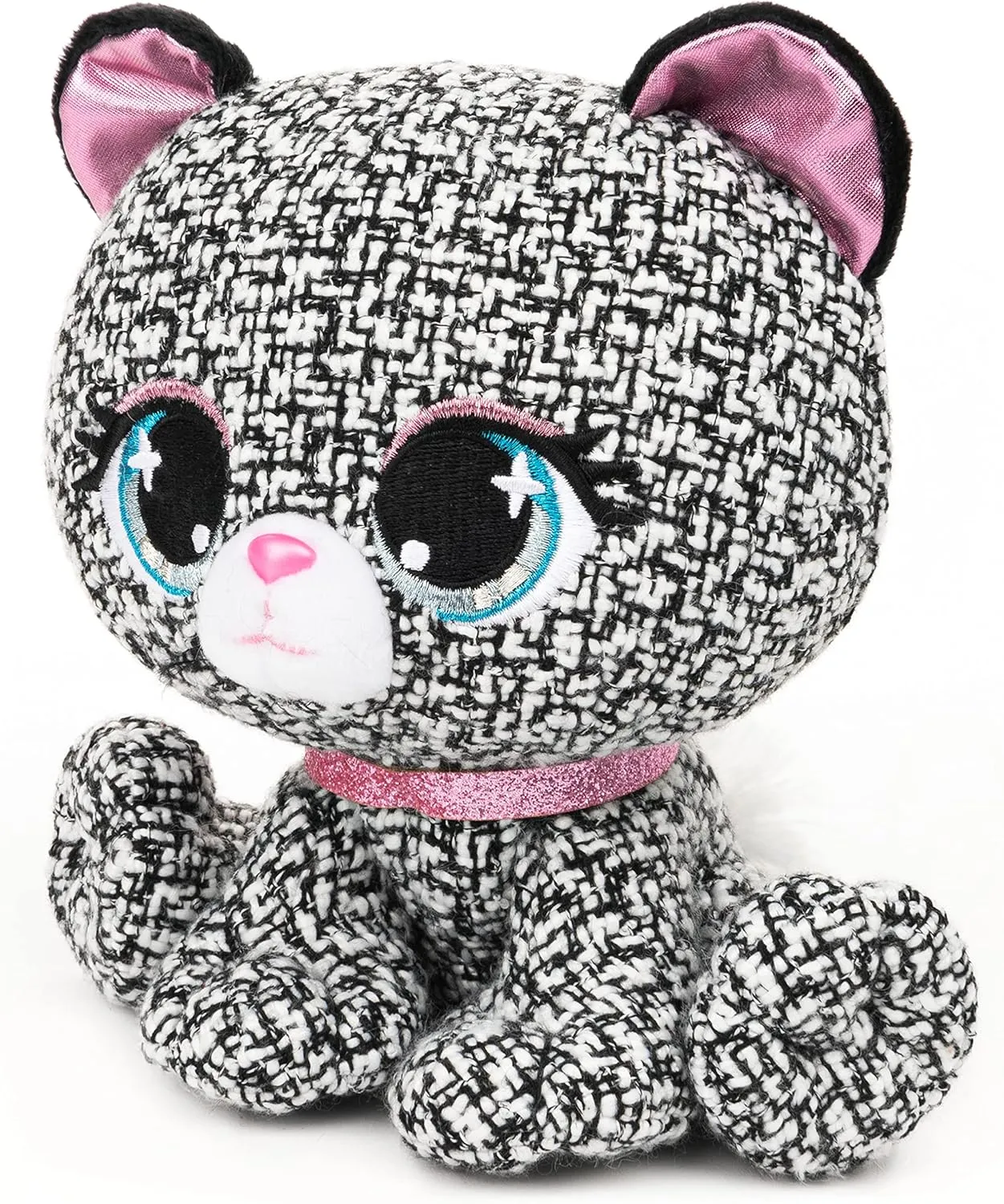 GUND P.Lushes Designer Fashion Pets Khloe O’Bearci Teddy Bear Premium Stuffed Animal, Black and White, 6”
