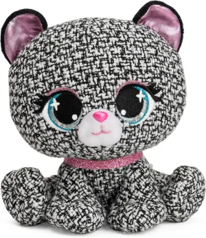 GUND P.Lushes Designer Fashion Pets Khloe O’Bearci Teddy Bear Premium Stuffed Animal, Black and White, 6”