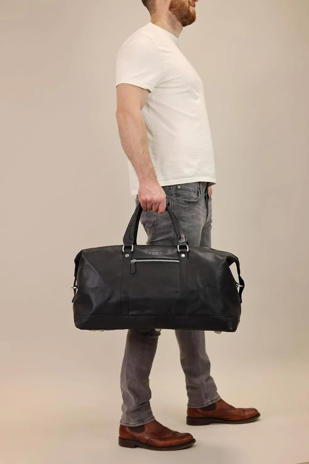 Gusti Travel bag Leather