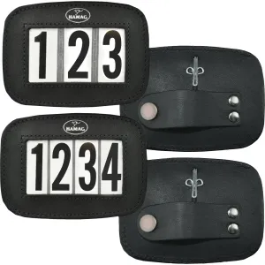Hamag Leather Bridle Number Holders