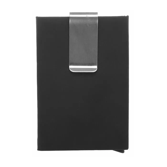 Hamlin Zackly Dompet Holder Klip Kartu dan Uang Kertas Material Metallic ORIGINAL - Black