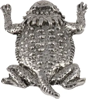 Handcrafted Antique Pewter Horny Toad (Short-Horned Lizard) Strong Magnet for Home School Classroom Office Gift Refrigerator Whiteboard Locker - Made in The United States - SKU A061MAG