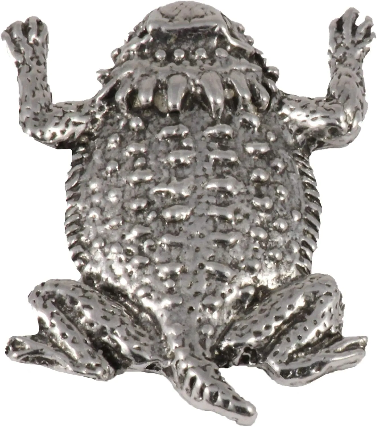 Handcrafted Antique Pewter Horny Toad (Short-Horned Lizard) Strong Magnet for Home School Classroom Office Gift Refrigerator Whiteboard Locker - Made in The United States - SKU A061MAG