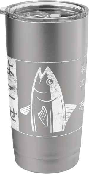 Harajuku Fish Japanese Anime Manga Aesthetic Culture Lover Stainless Steel Insulated Tumbler