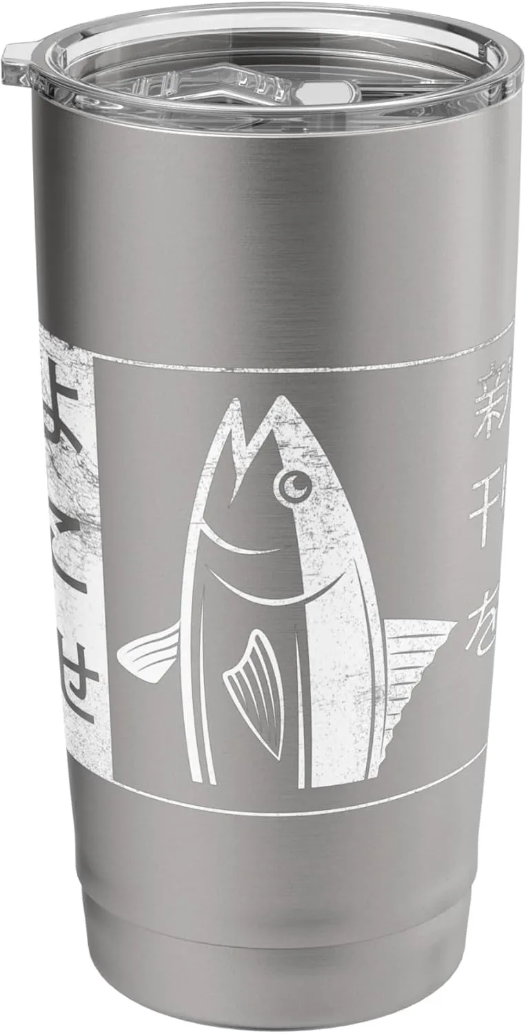 Harajuku Fish Japanese Anime Manga Aesthetic Culture Lover Stainless Steel Insulated Tumbler