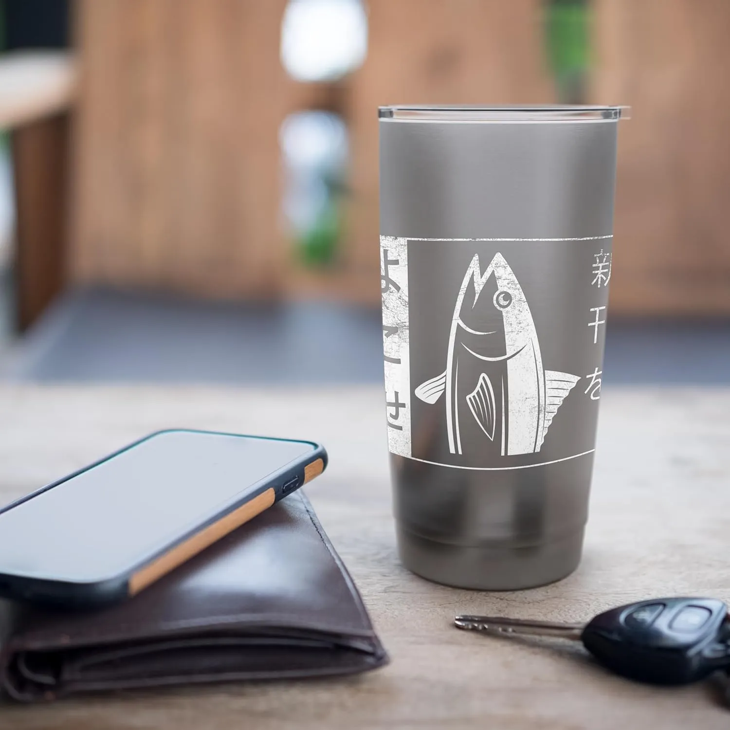 Harajuku Fish Japanese Anime Manga Aesthetic Culture Lover Stainless Steel Insulated Tumbler