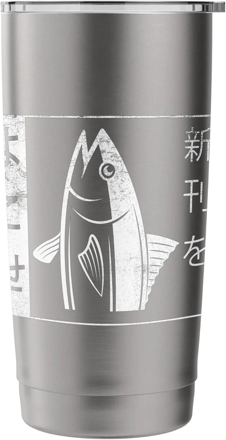 Harajuku Fish Japanese Anime Manga Aesthetic Culture Lover Stainless Steel Insulated Tumbler
