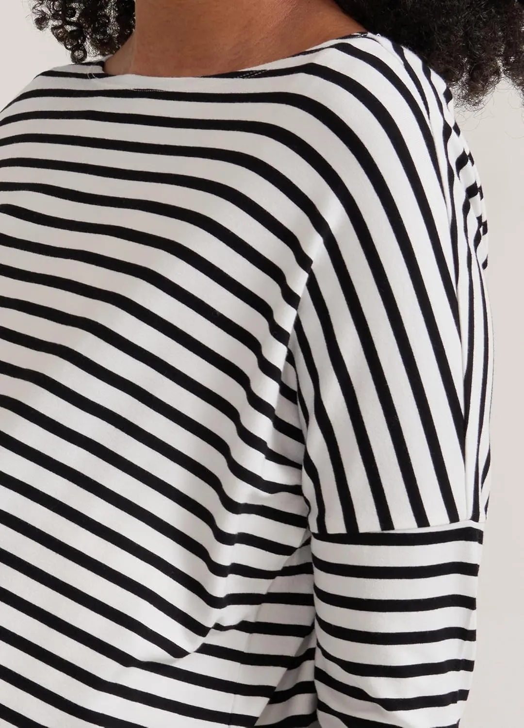 HATCH Collection | Flowy Maternity Tee | Flattering, Slim Fit Sleeves, Classic Crewneck | The Longsleeve Tee