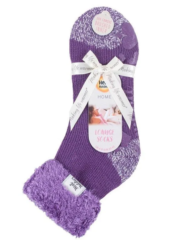 Heat Holders Lounge Sock - Twist Light Grey