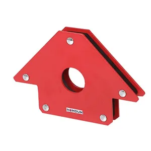Homdum 4inch Multiangle magnetic welding holder clamps arrow type square with 22kg strong magnet pull for accurate alignment in fabrication works ( 1 Piece)