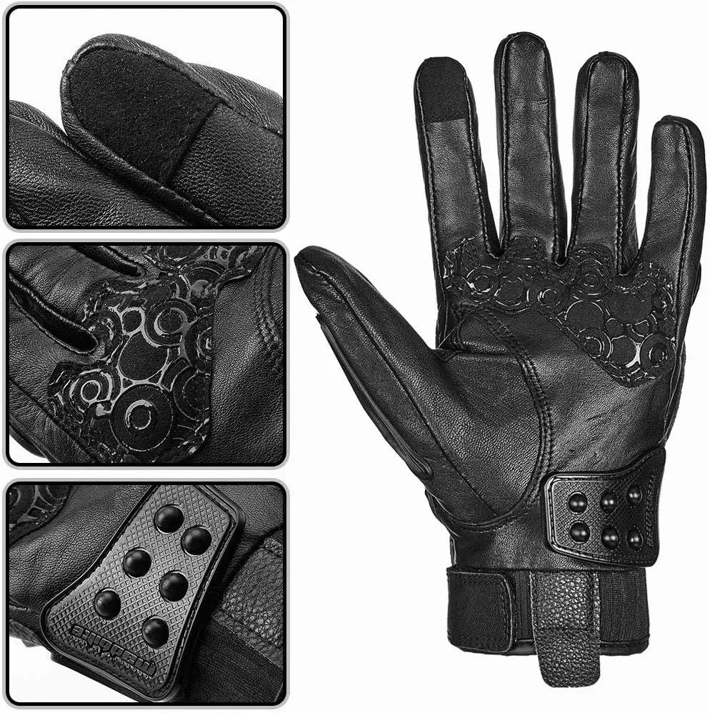 ILM Alloy Steel Touchscreen Bicycle Motorcycle Motorbike Powersports Racing Glove