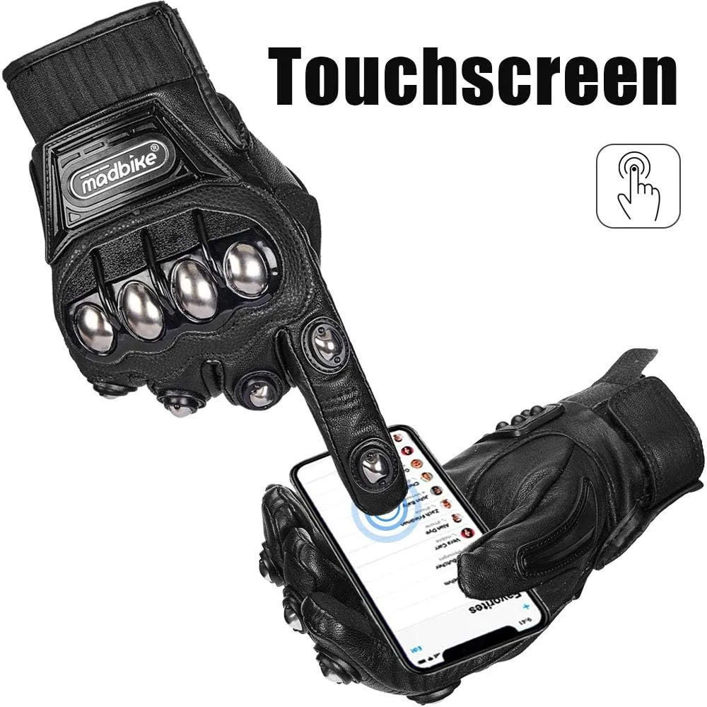 ILM Alloy Steel Touchscreen Bicycle Motorcycle Motorbike Powersports Racing Glove