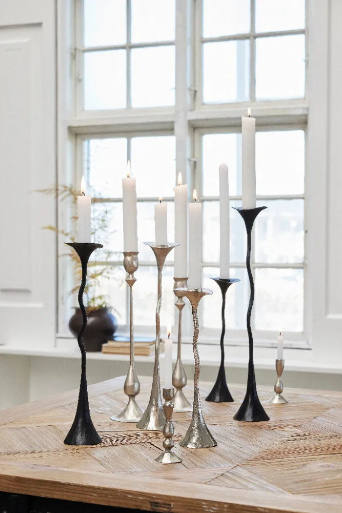 Ingrid  candlestick H8.5 cm. silver