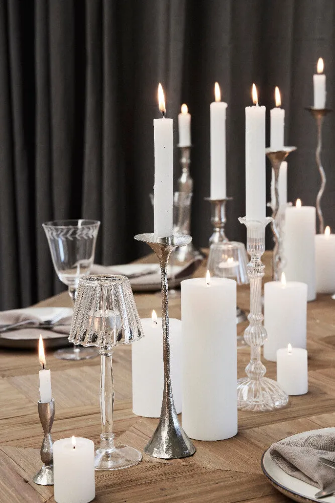 Ingrid  candlestick H8.5 cm. silver